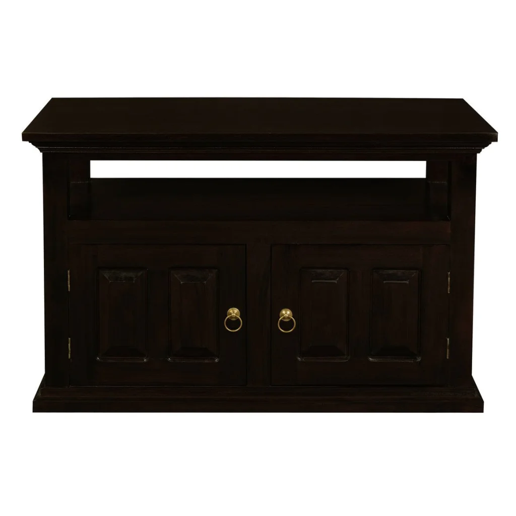 Tasmania 2 Door TV Stand (Chocolate) - Furniture > Living