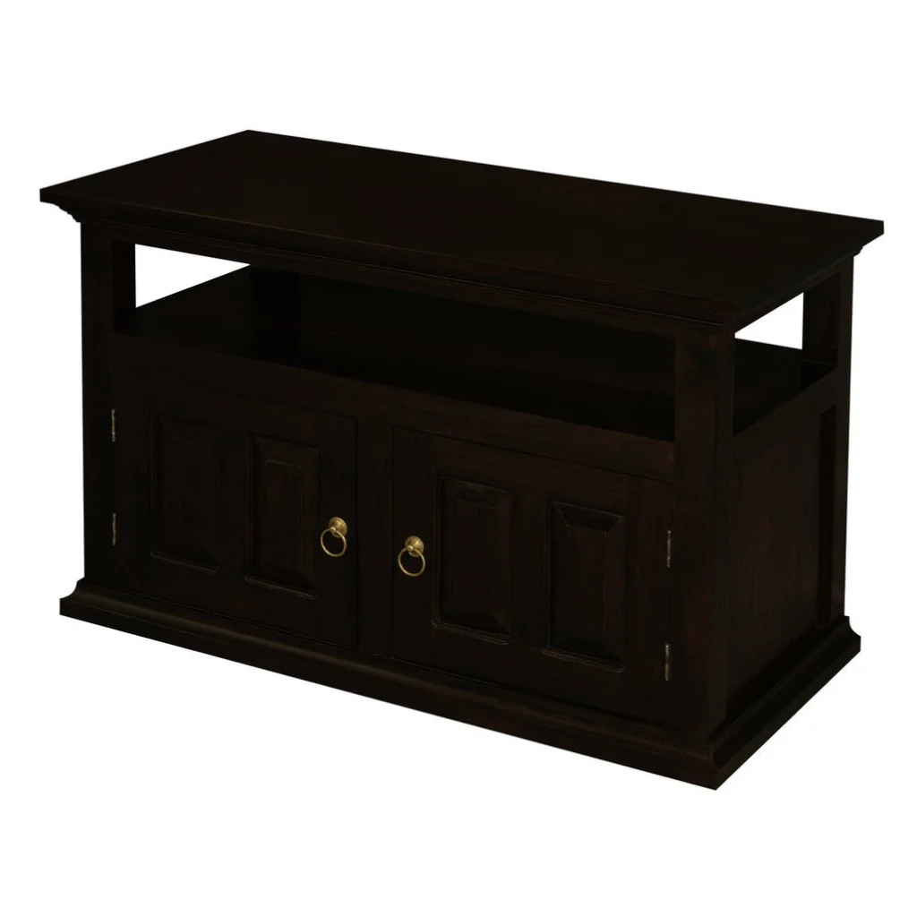 Tasmania 2 Door TV Stand (Chocolate) - Furniture > Living