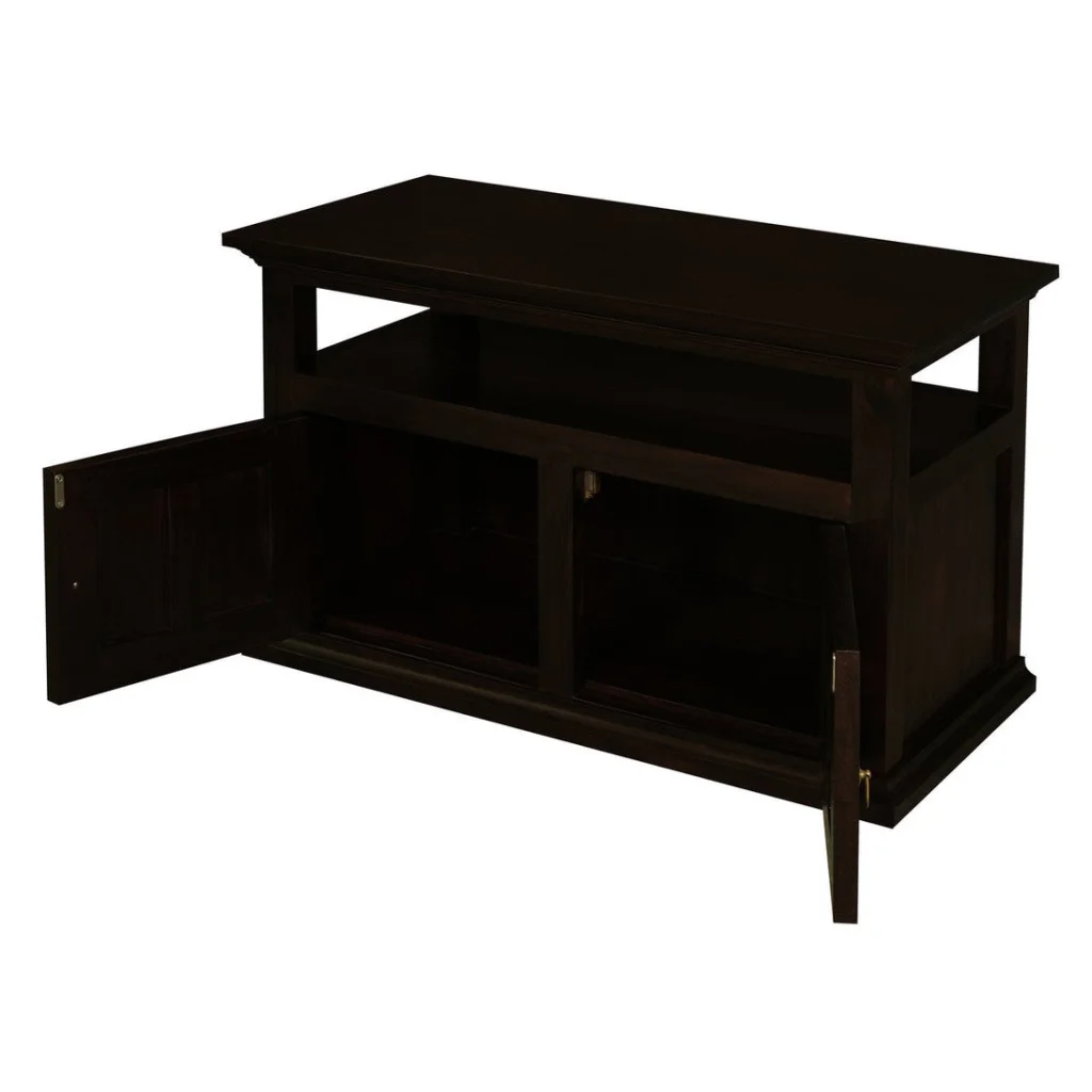 Tasmania 2 Door TV Stand (Chocolate) - Furniture > Living
