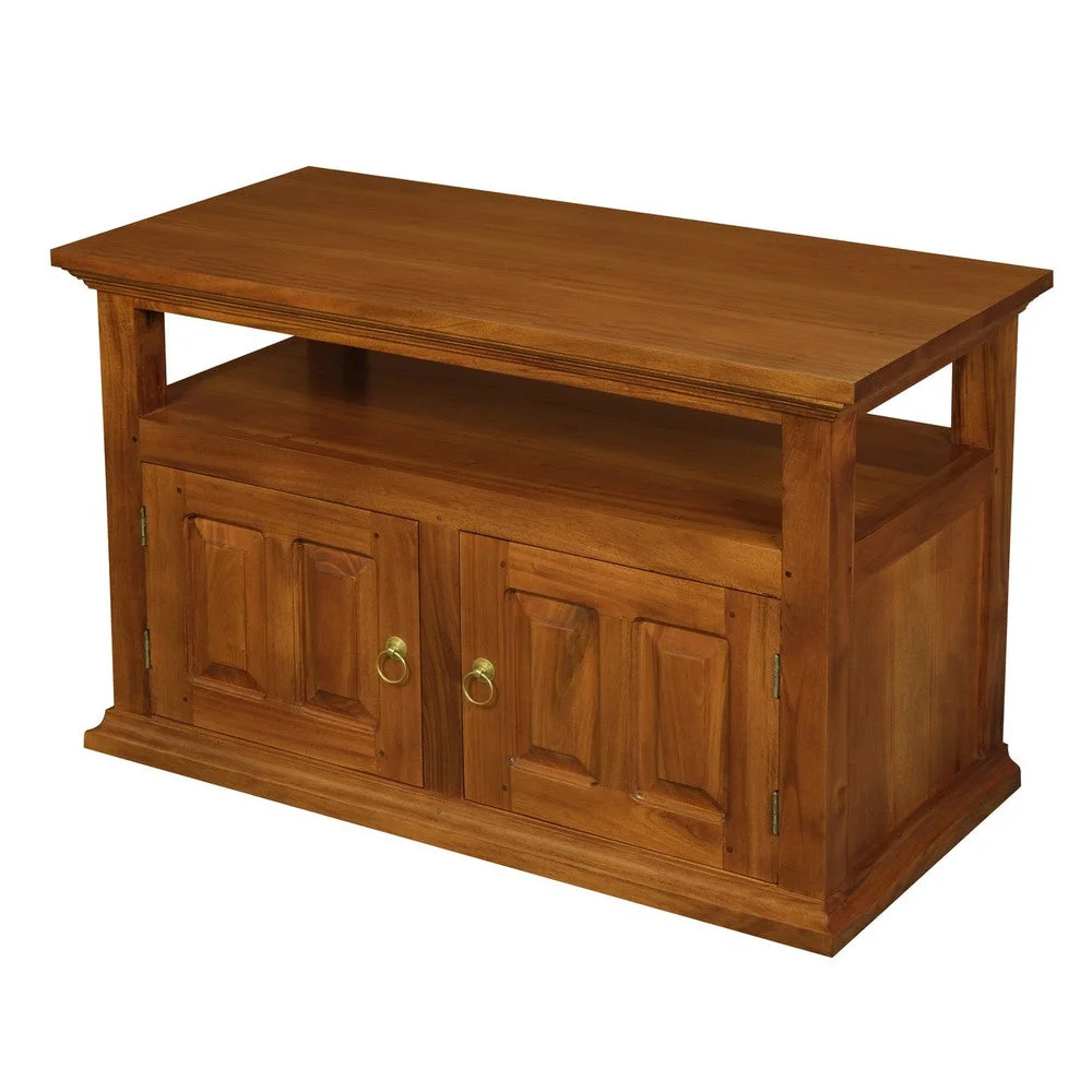 Tasmania 2 Door TV Stand (Light Pecan) - Furniture > Living