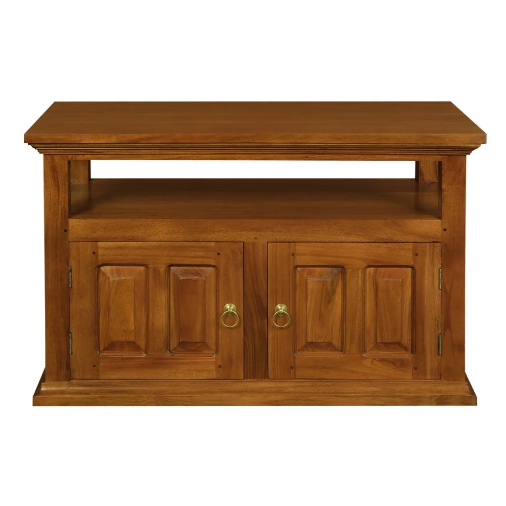 Tasmania 2 Door TV Stand (Light Pecan) - Furniture > Living