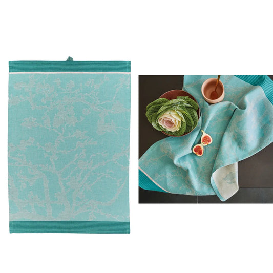 Tea Towel Bedding House Van Gogh Fleurir Blue - Home &