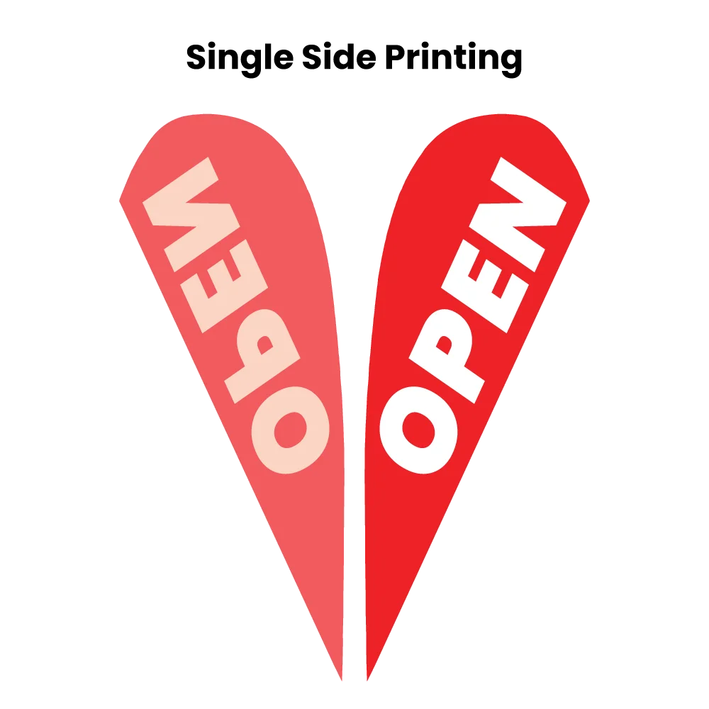 Teardrop Flag Banner Open - Home & Garden