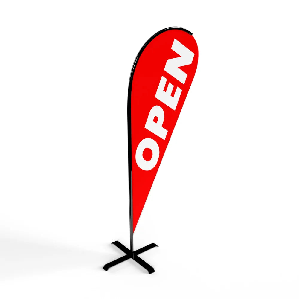 Teardrop Flag Banner Open - Home & Garden