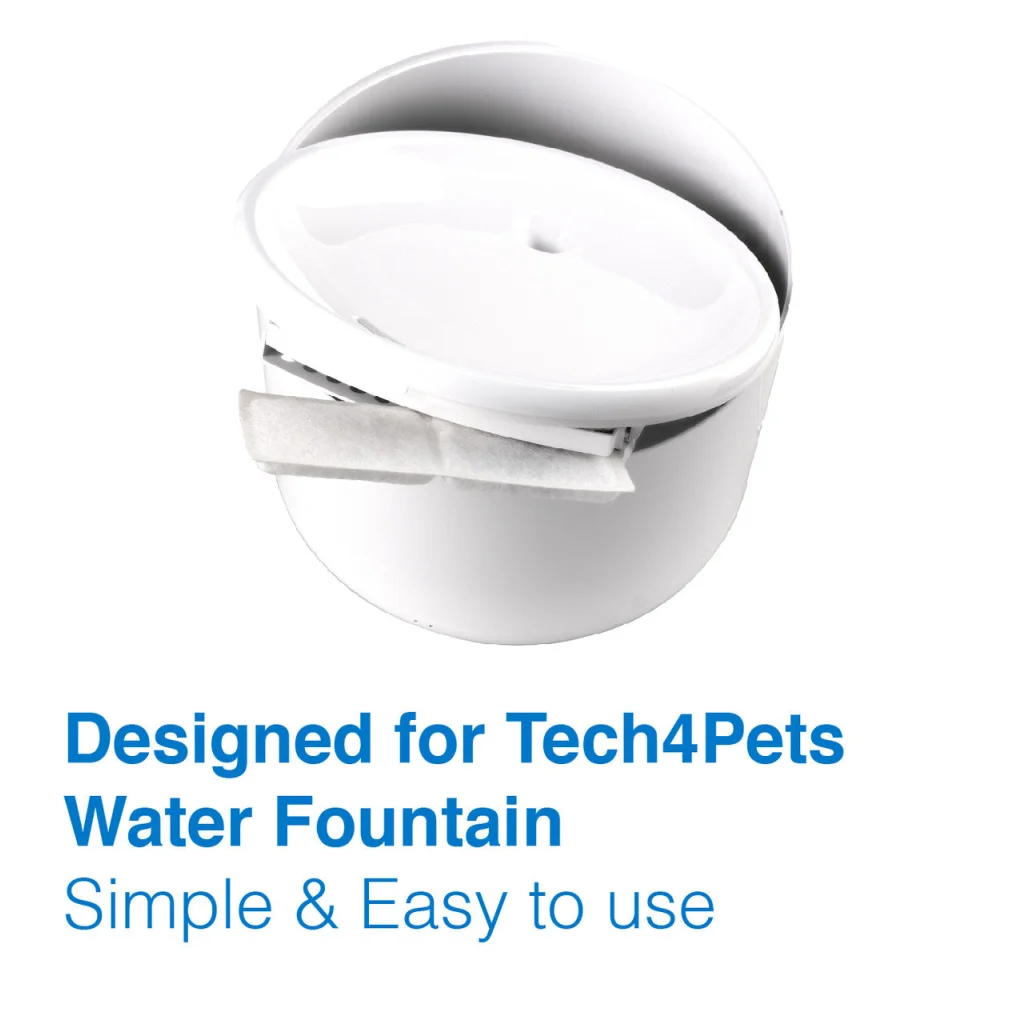 Pack water fountain with replacement filters pet care dog