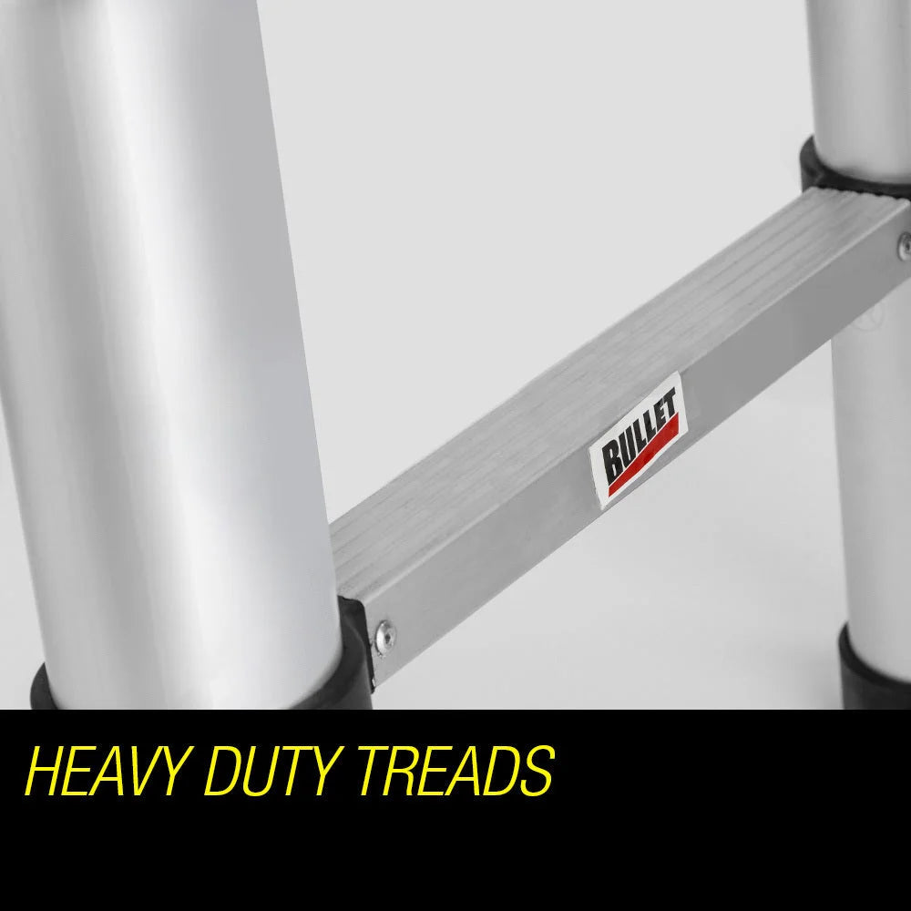 Telescopic Aluminium Ladder Bullet 3.8m Alloy Extension