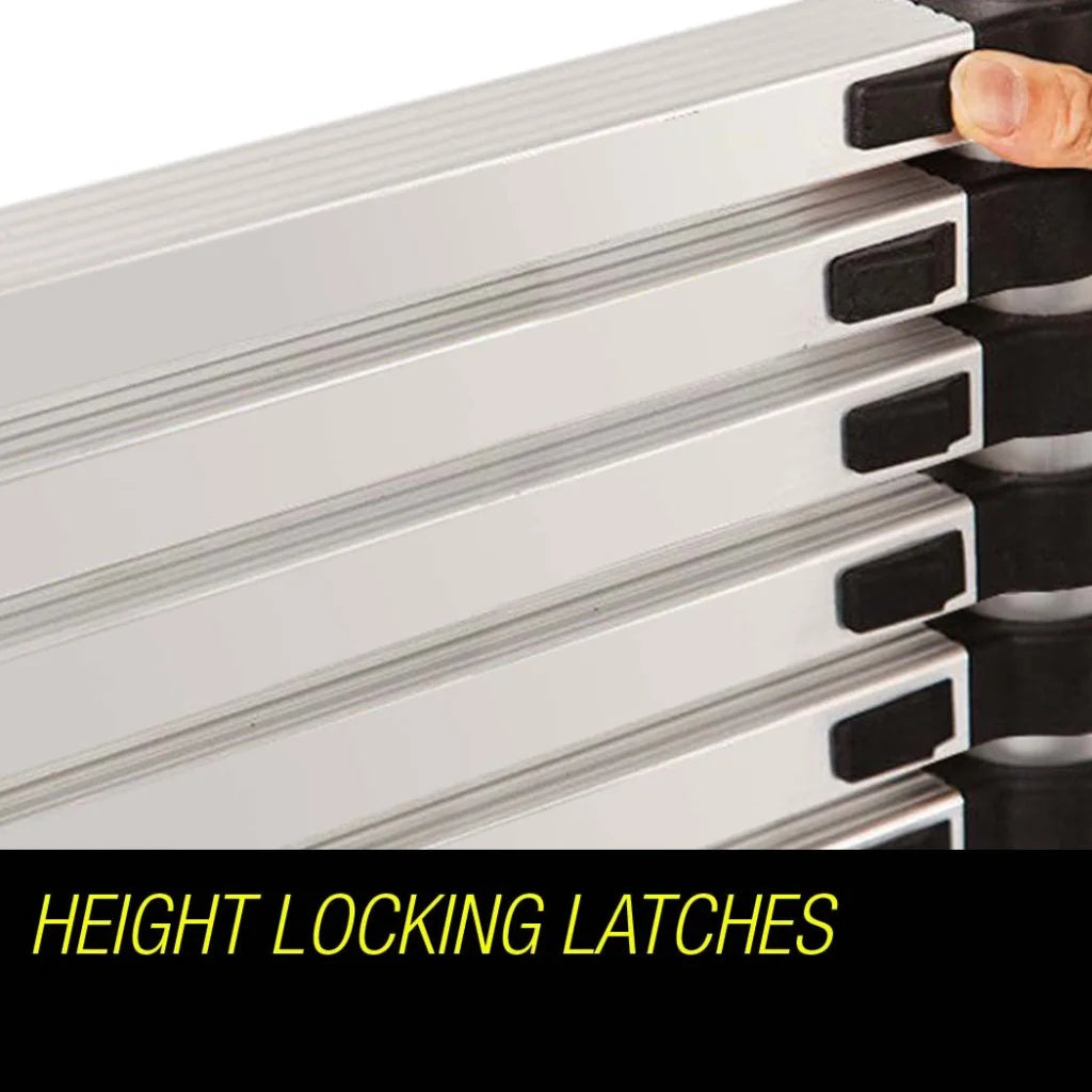 Telescopic Aluminium Ladder Bullet 3.8m Alloy Extension
