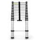 Telescopic Aluminium Ladder Bullet 3.8m Alloy Extension