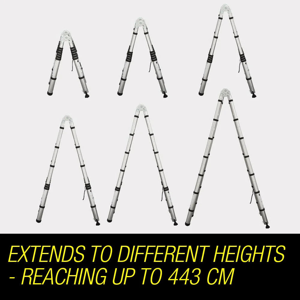 Telescopic Aluminium Multipurpose Ladder Bullet 4.4m