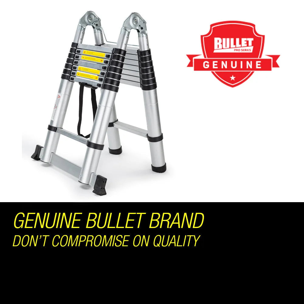 Telescopic Aluminium Multipurpose Ladder Bullet 5m Alloy