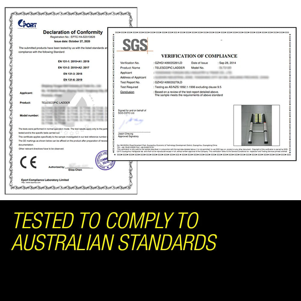 Telescopic Aluminium Multipurpose Ladder Bullet 5m Alloy