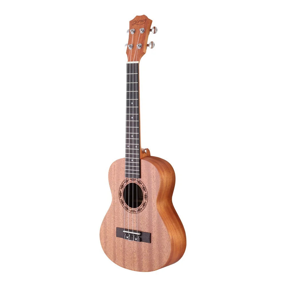 Tenor ukulele alpha with assembled layout and visible hardware