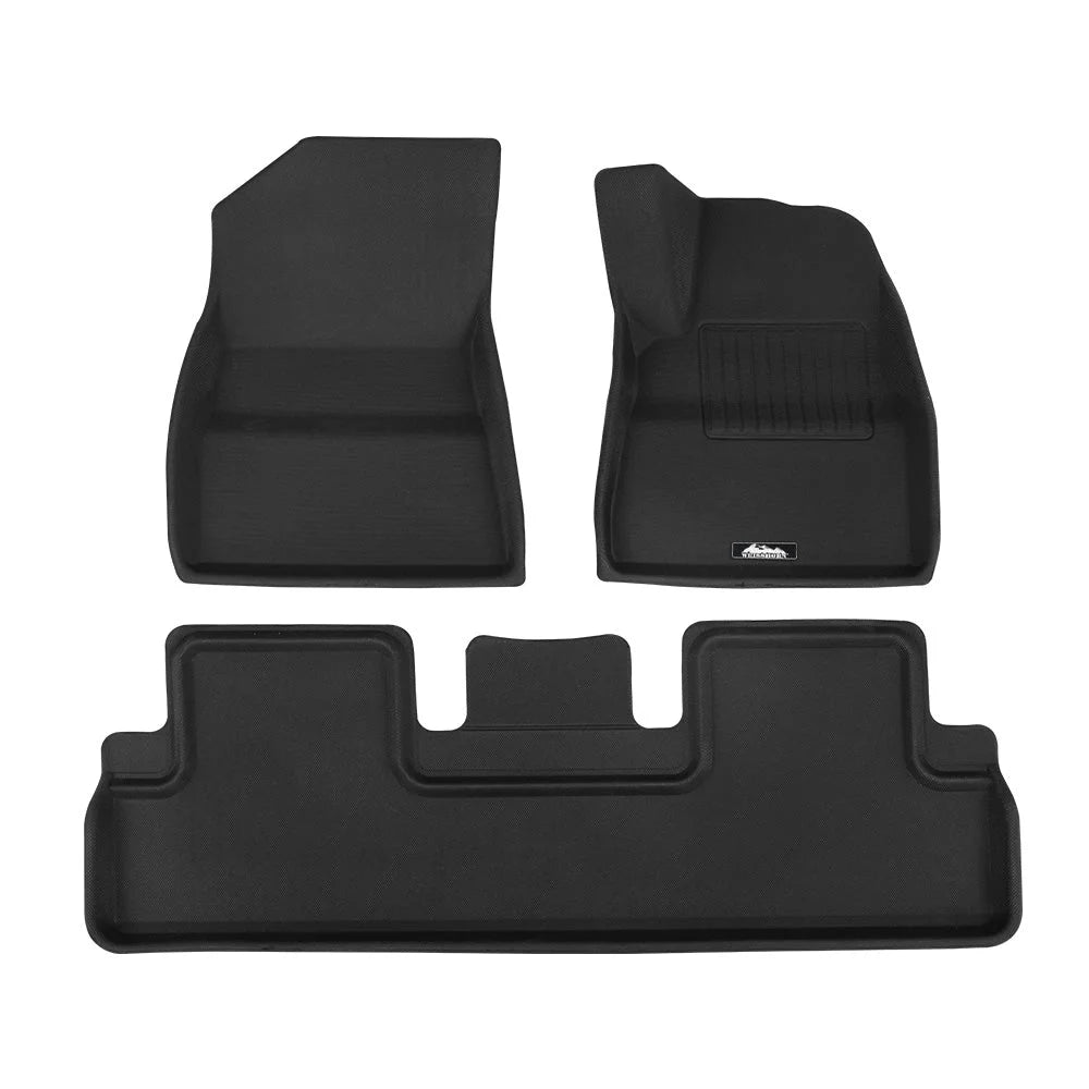 Tesla Model 3 Car Rubber Floor Mats Front & Rear 2021-2022