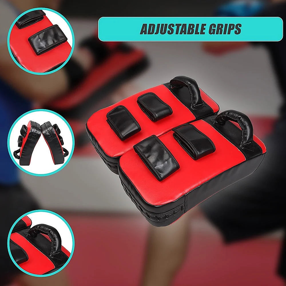 Thai Boxing Punch Focus Pad Mitts Training Hit Strike