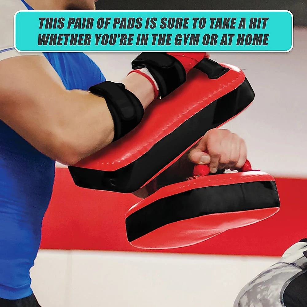 Thai Boxing Punch Focus Pad Mitts Training Hit Strike