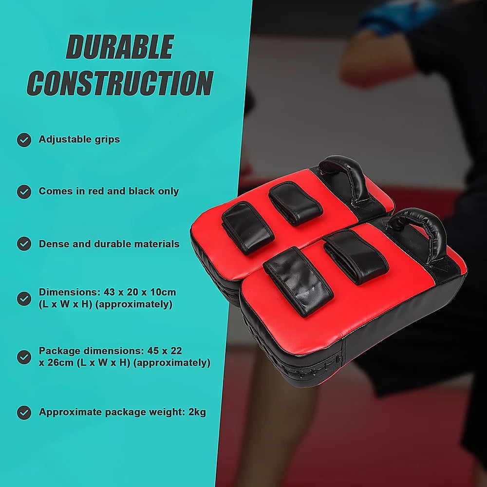 Thai Boxing Punch Focus Pad Mitts Training Hit Strike