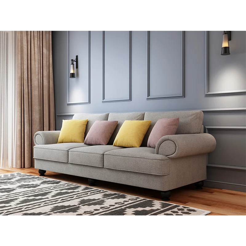 The Cloud Nine 3-Seater Sofa Grey - Furniture > Sofas >