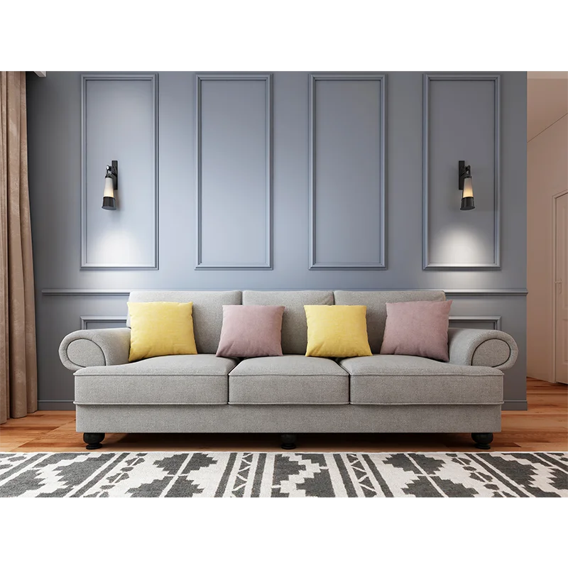 The Cloud Nine 3-Seater Sofa Grey - Furniture > Sofas >