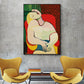 The Dream by Pablo Picasso Wall Art - Gold Frame Canvas