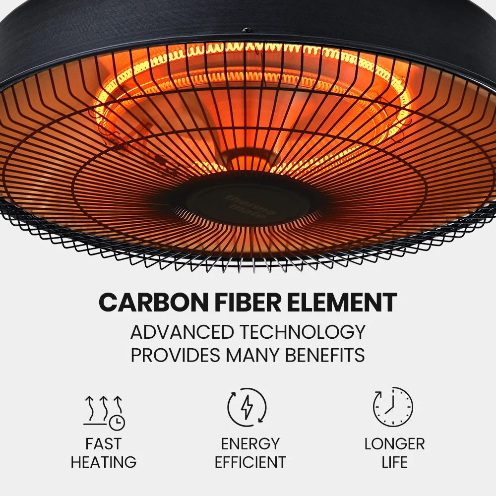 THERMOMATE 1500W Hanging Outdoor Electric Patio Heater