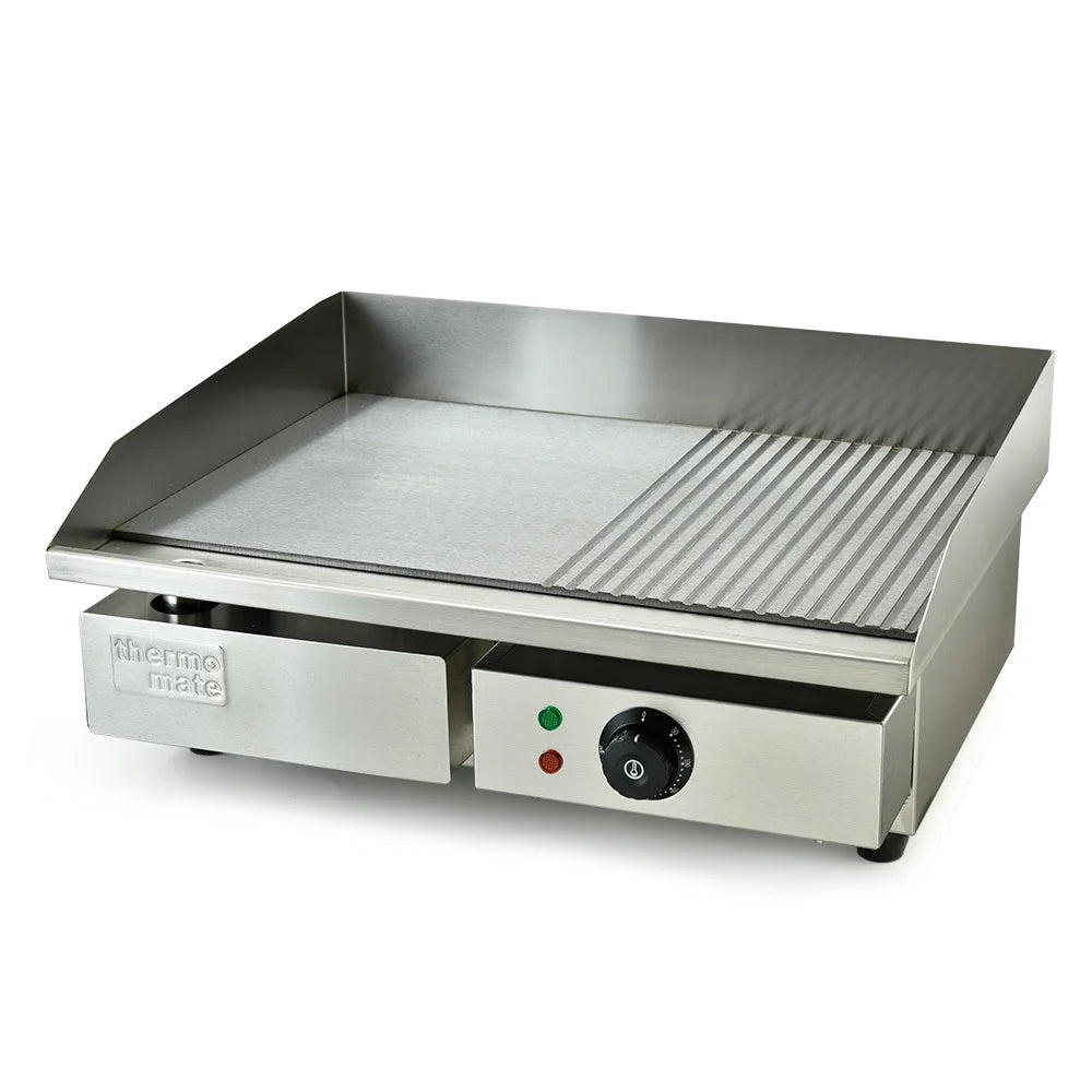 THERMOMATE Commercial Electric Griddle TH-G04 2400W 55x35cm