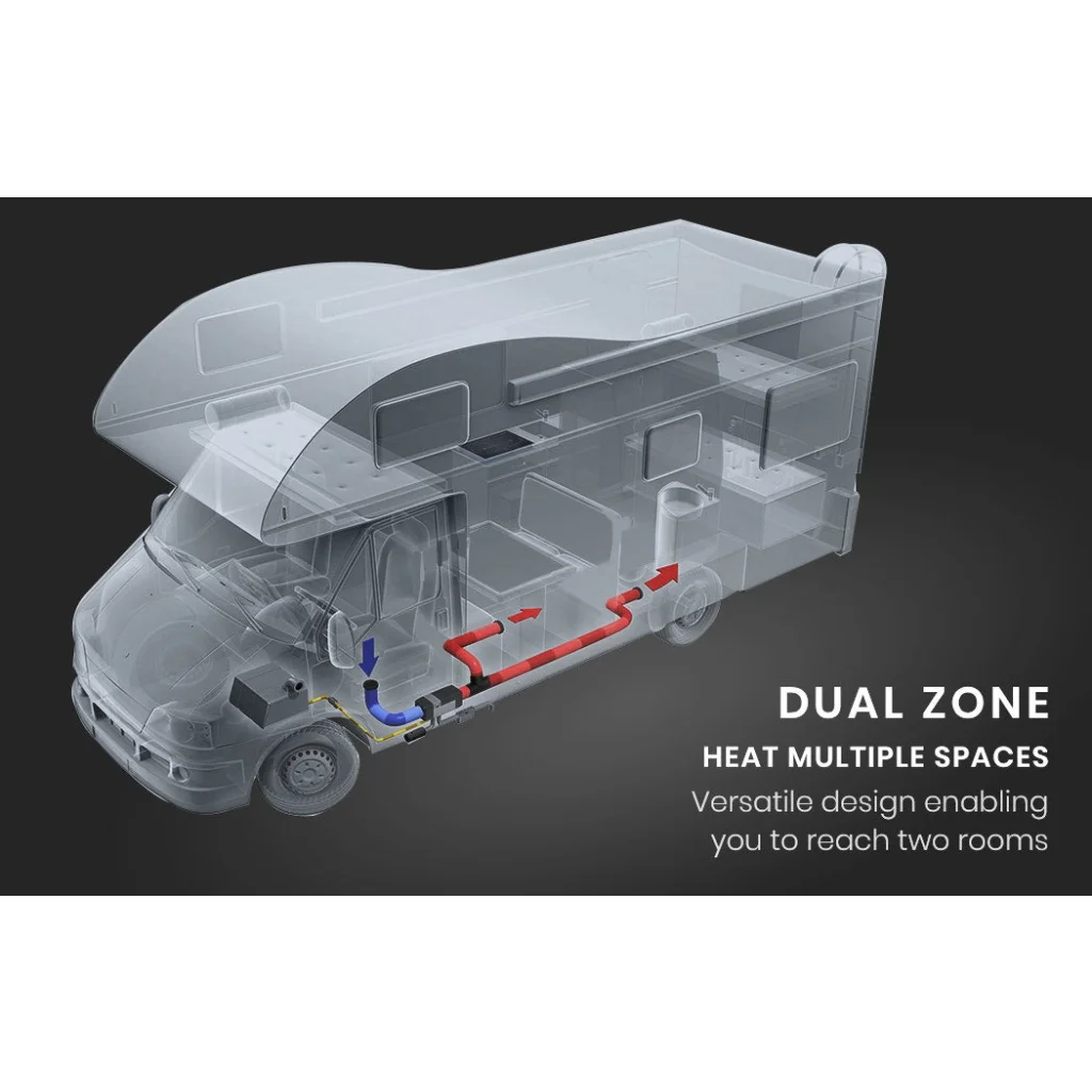Thermomate Diesel Heater 12V 5kW Caravan Tank Remote Camper