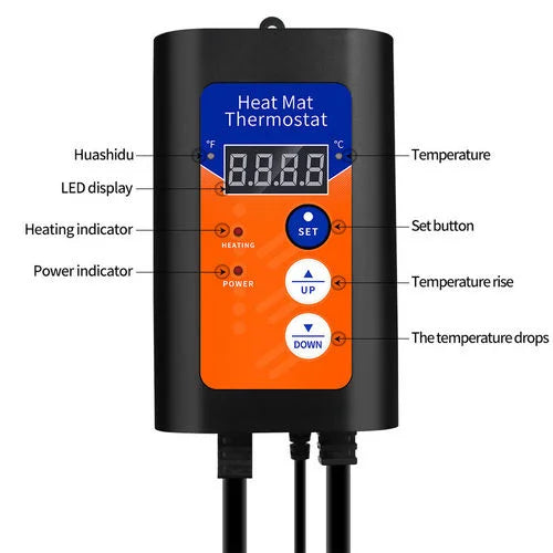 Thermostat Controller Seedling Heat Mat for Plant Heating
