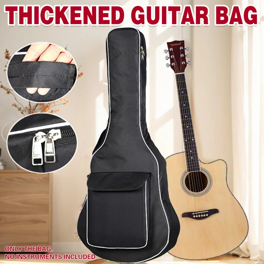 Thickened Guitar Bag Backpack Instrument Case Music Gear