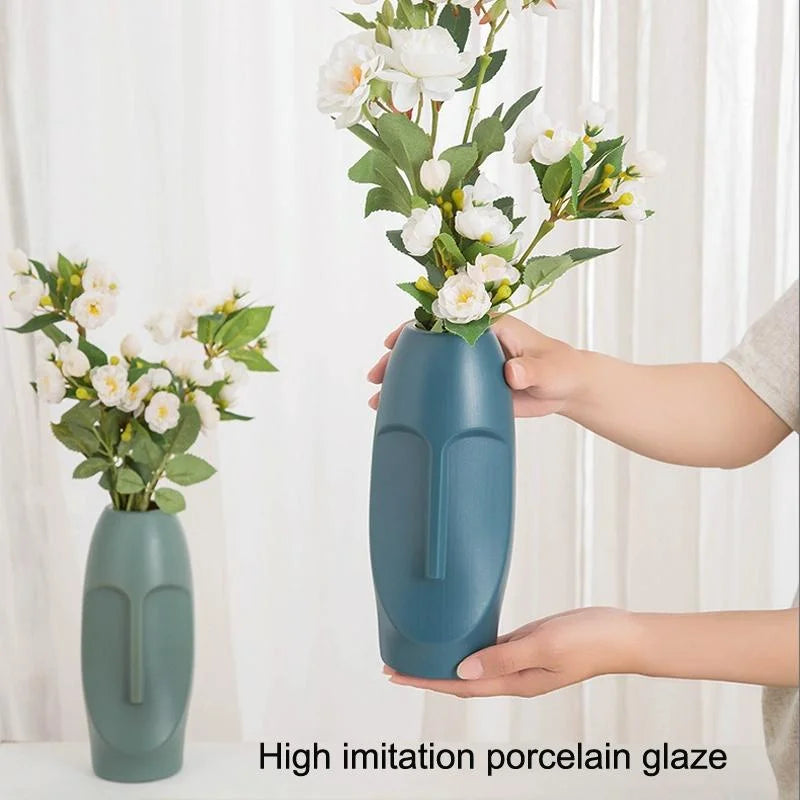 Thickened Pe Vase for Dried Flower Arrangements - Durable