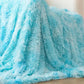 Throw Blanket Double Sided Faux Fur Shaggy - Blue - Home &
