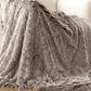 Throw Blanket Double Sided Faux Fur Shaggy - Chestnut