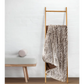 Throw Blanket Double Sided Faux Fur Shaggy - Chestnut