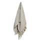 Throw Rug Cotton Fringe Chevron Grey - Home & Garden