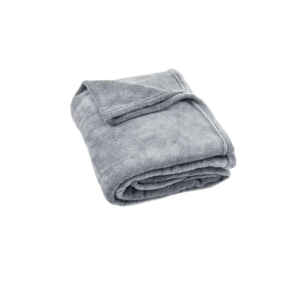 Throw Rug Light Weight Coral Fleece 150x200 cm Silver