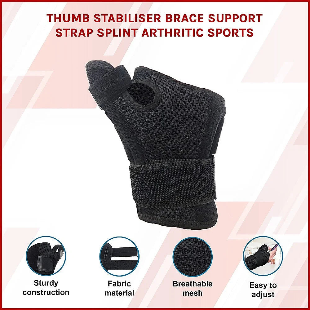 Thumb Stabiliser Brace Support Strap Splint Arthritic