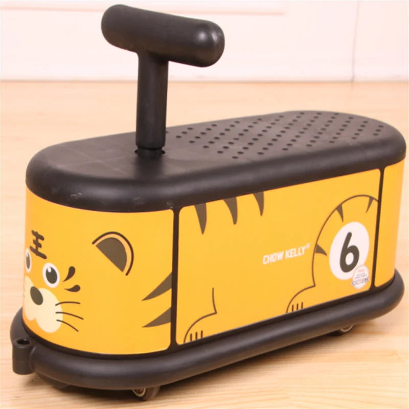 Tiger Quiet Ride Twist Car for Toddlers - Fun Wiggle