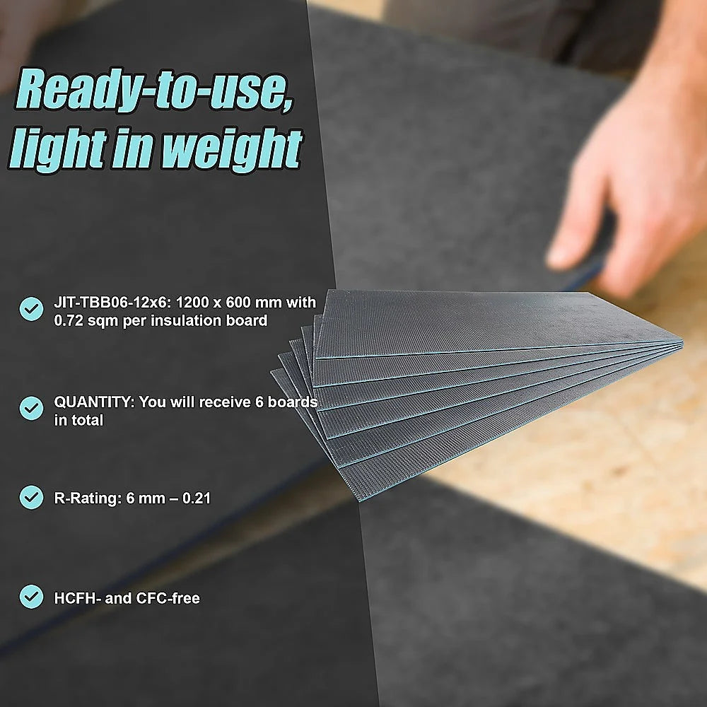 6mm tile backer insulation board with panel sheets for waterproof tile backing