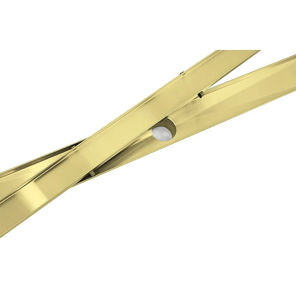 Tile Insert Bathroom Shower Brushed Brass Grate Drain 800mm