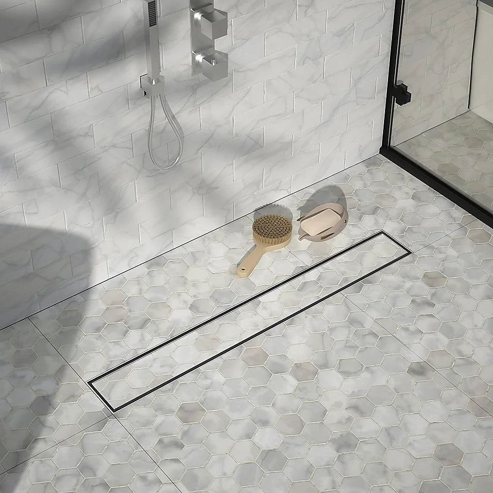 Tile Insert Bathroom Shower Stainless Steel Grate Drain