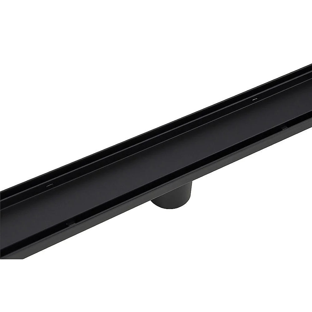 Tile Insert Shower Bathroom Black Grate Drain 800mm