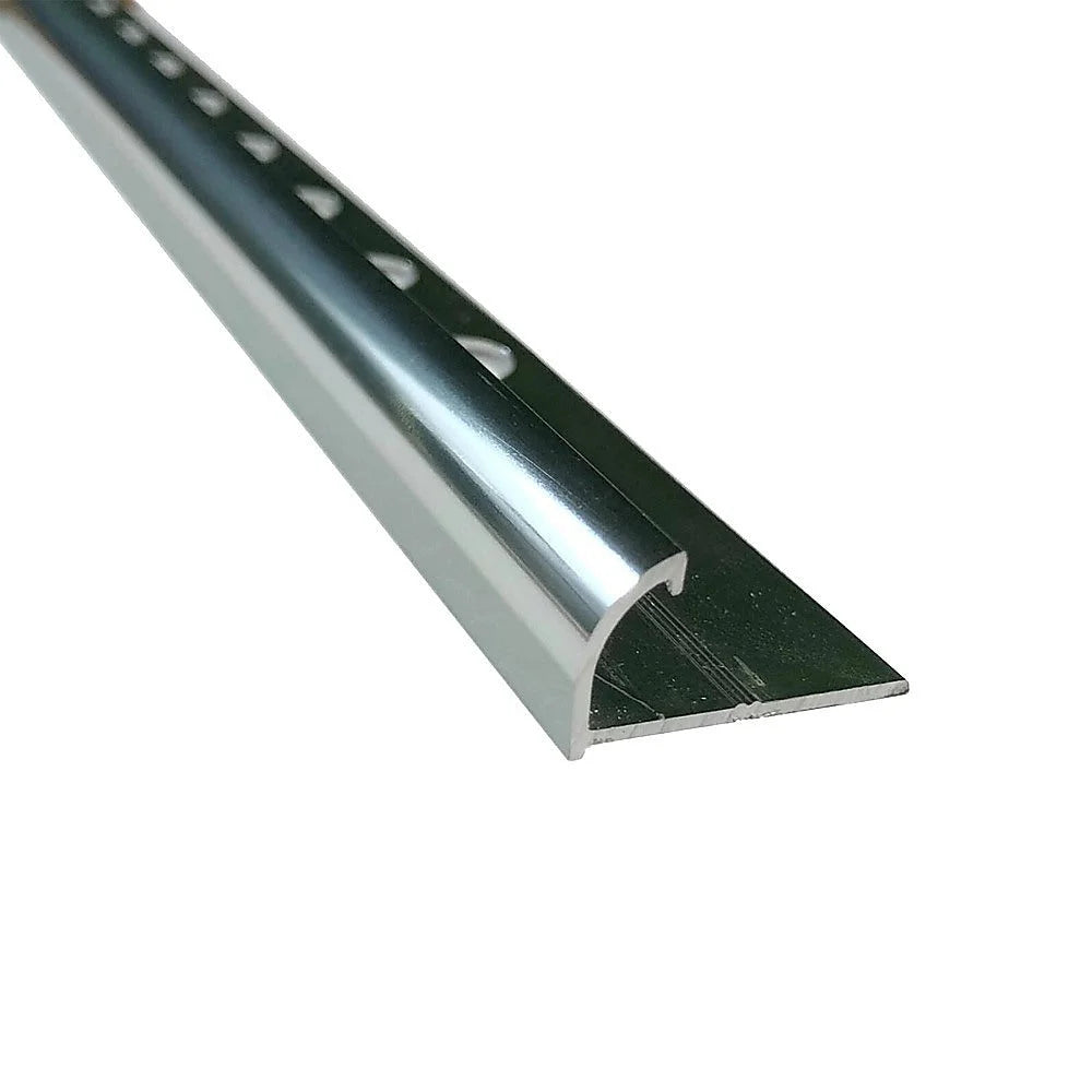 Tile Trim 10x Heavy Duty Round Edge Aluminium 10mm - Home &