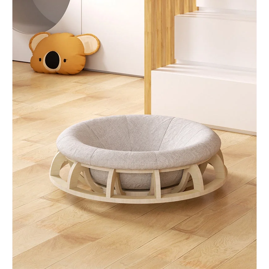 Timber Gyro Cat Nest Bed - Pet Care