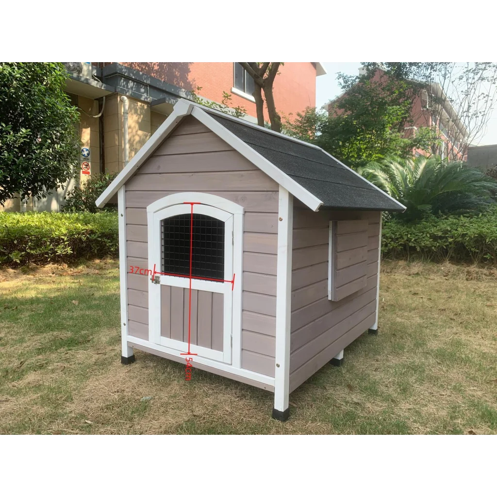 Timber Pet Dog Kennel House Puppy Wooden Cabin with Door
