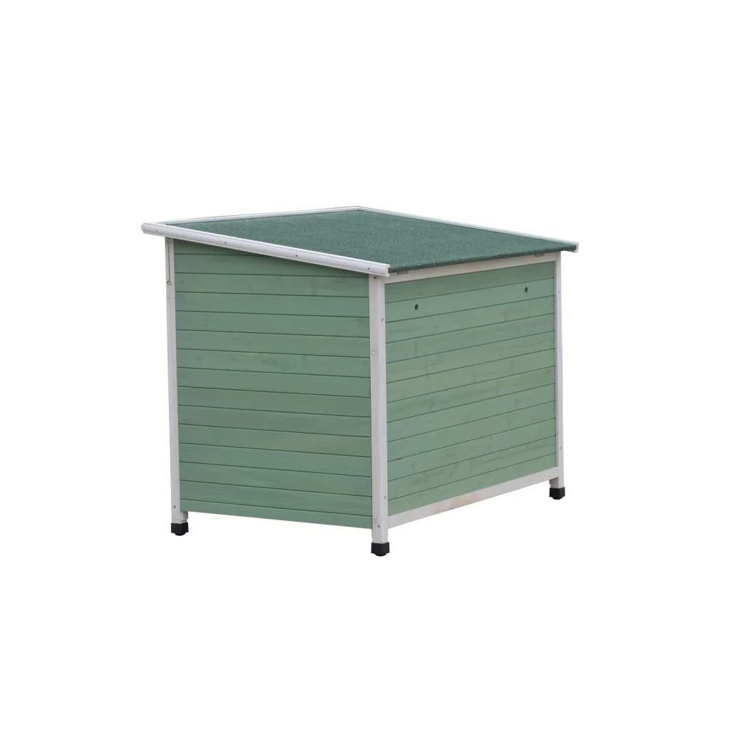 Timber Pet Dog Kennel Medium Wooden Cabin Stripe - Pet Care