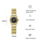 Timeless Diamond Women Watch - Classic Design - Golden