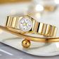 Timeless Diamond Women Watch - Classic Design - Golden