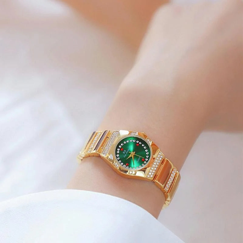 Timeless Diamond Women Watch - Classic Design - Silver