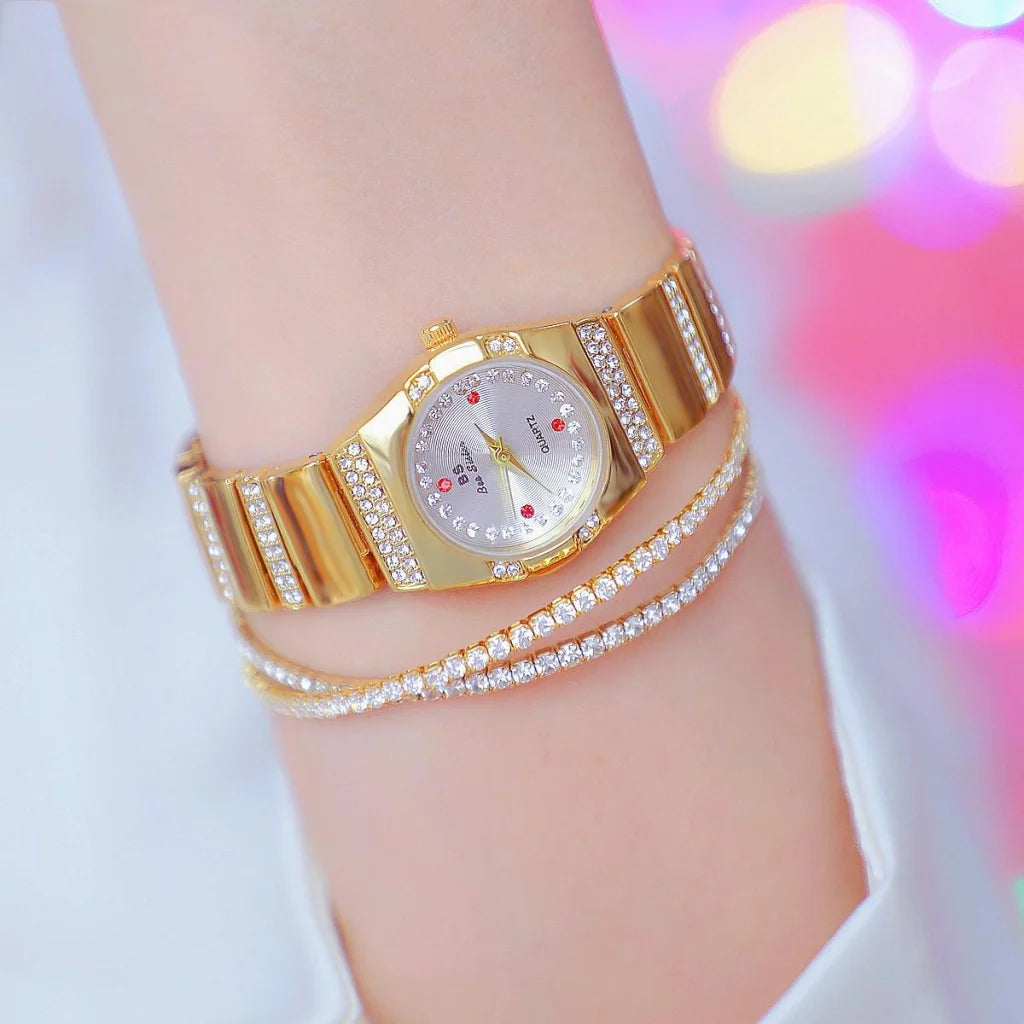 Timeless Diamond Women Watch - Classic Design - Silver