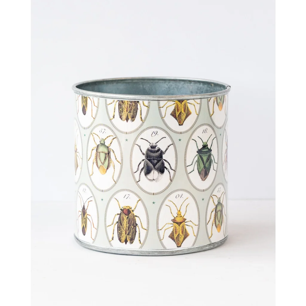 tin-planter-bugtasia-taupe-set-of-4 - Home & Garden > Decor