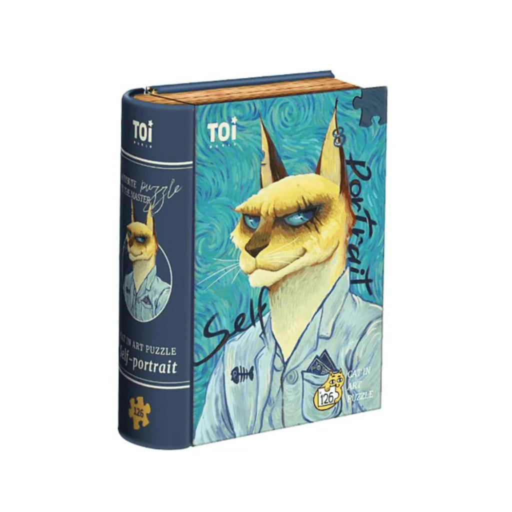 TOI Cat in Art Puzzle - Van Gogh?s Self Portrait-1973194210534363136